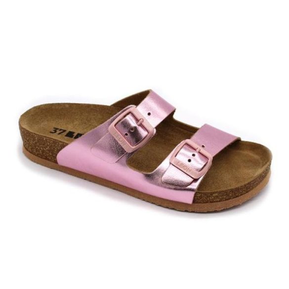 Leon Comfort női papucs-4010 Rose-metal