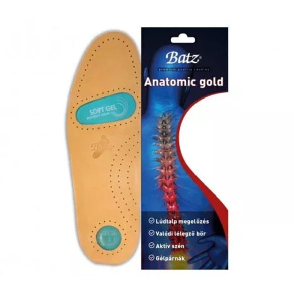 Batz talp betét unisex Talpbetét-915 Anatomic Gold