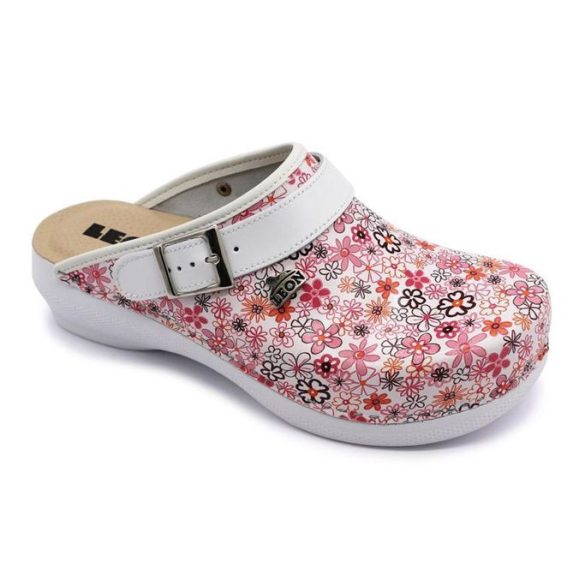 Leon Comfort női papucs-PU101 rose-virag